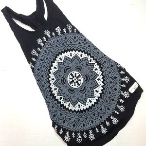 Neff Black & Grey Mandala Tank Top